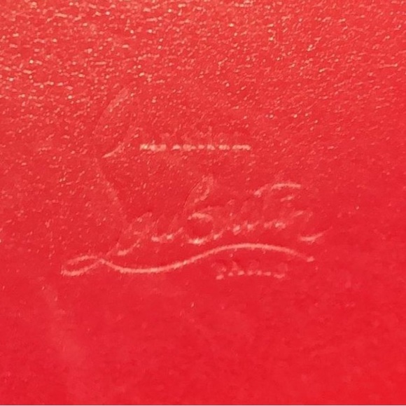 Authentic Christian Louboutin leather Portfolio bag with spikes - Picture 6 of 6